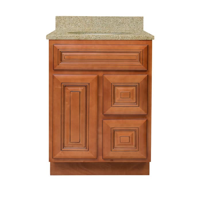 bathroom cabinet vanity savannah sienna glaze 2421D